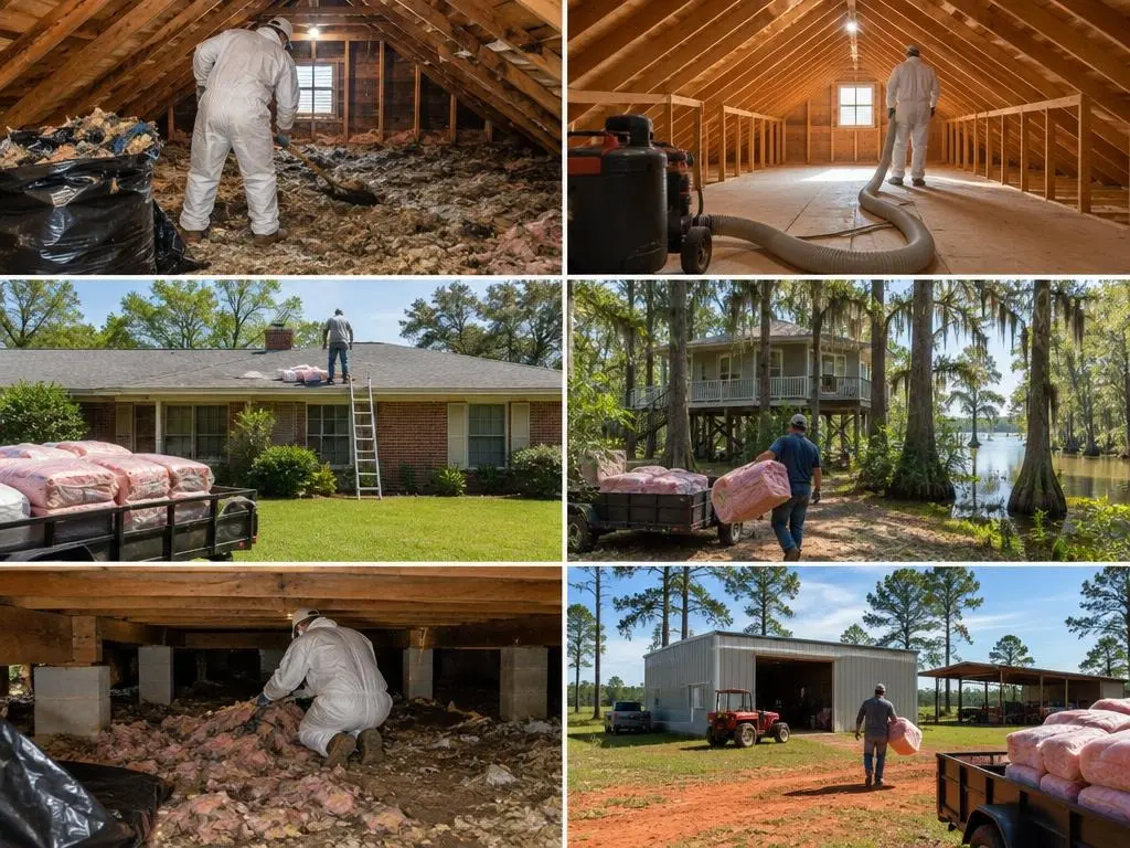 Insulation Removal & Replacement in Shreveport, LA